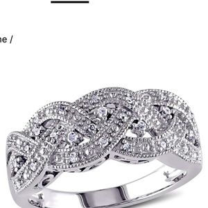 10 kt Diamond braided ring from Lord n Taylor. I had it for 31! Days